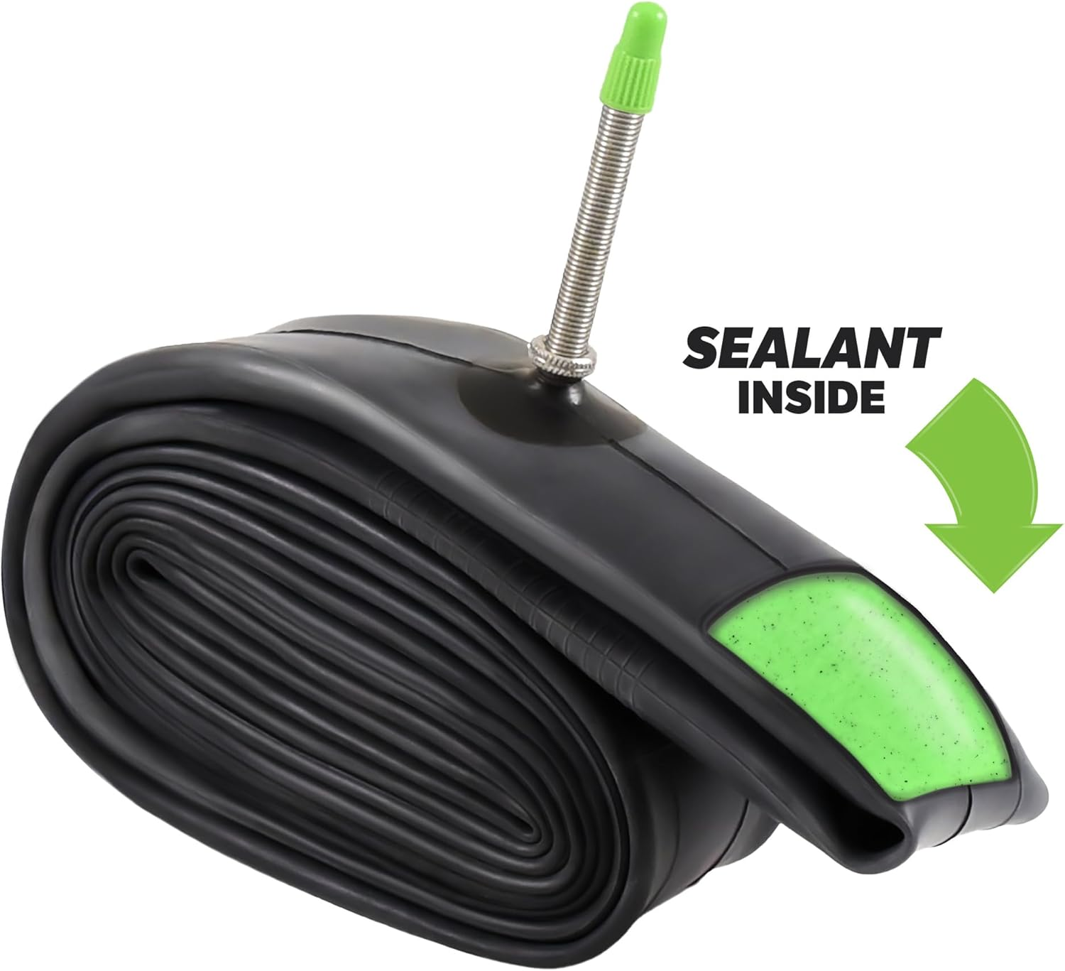 Slime Self Sealing Presta Valve Inner Tube - Black, 29 Inch image number 5