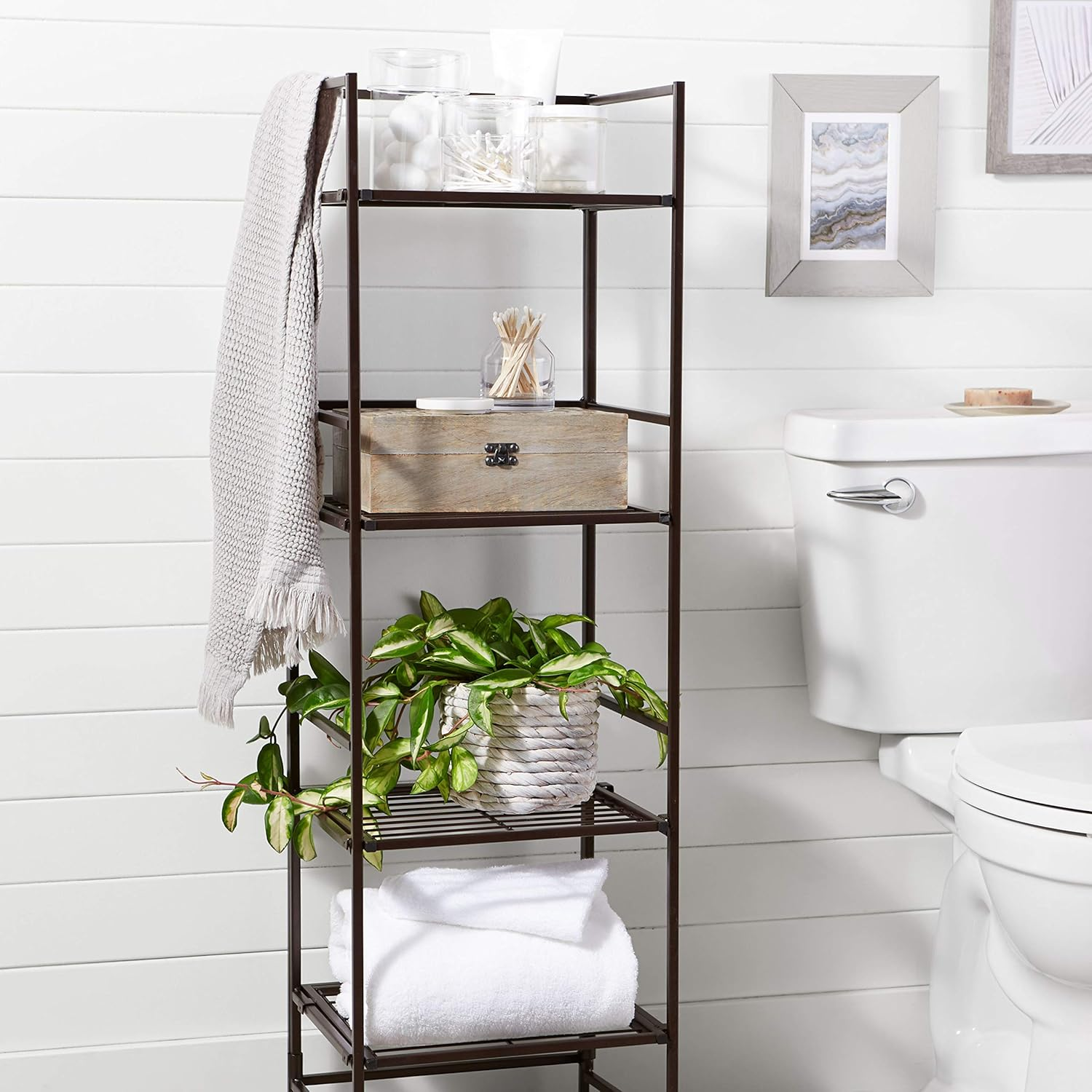 Amazonbasics 4-Tier Iron Tower Shelf