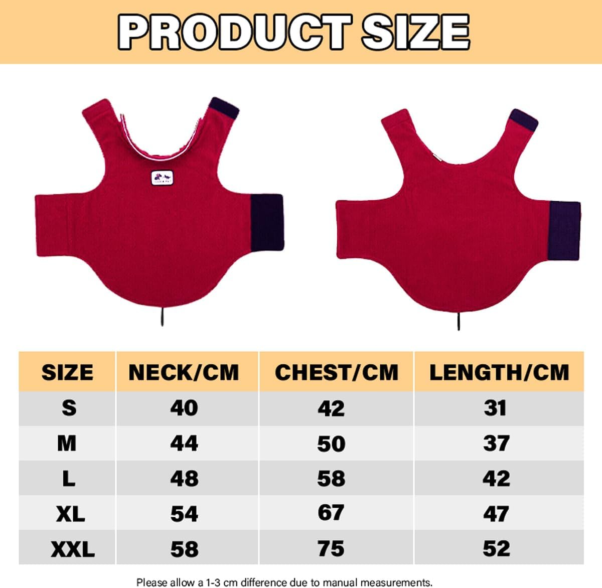 Pet Dog Warm Coat Fleece Jacket Jumper Sweater Winter Clothes Puppy Vest Outfit - Cozy Fleece Dog Coat