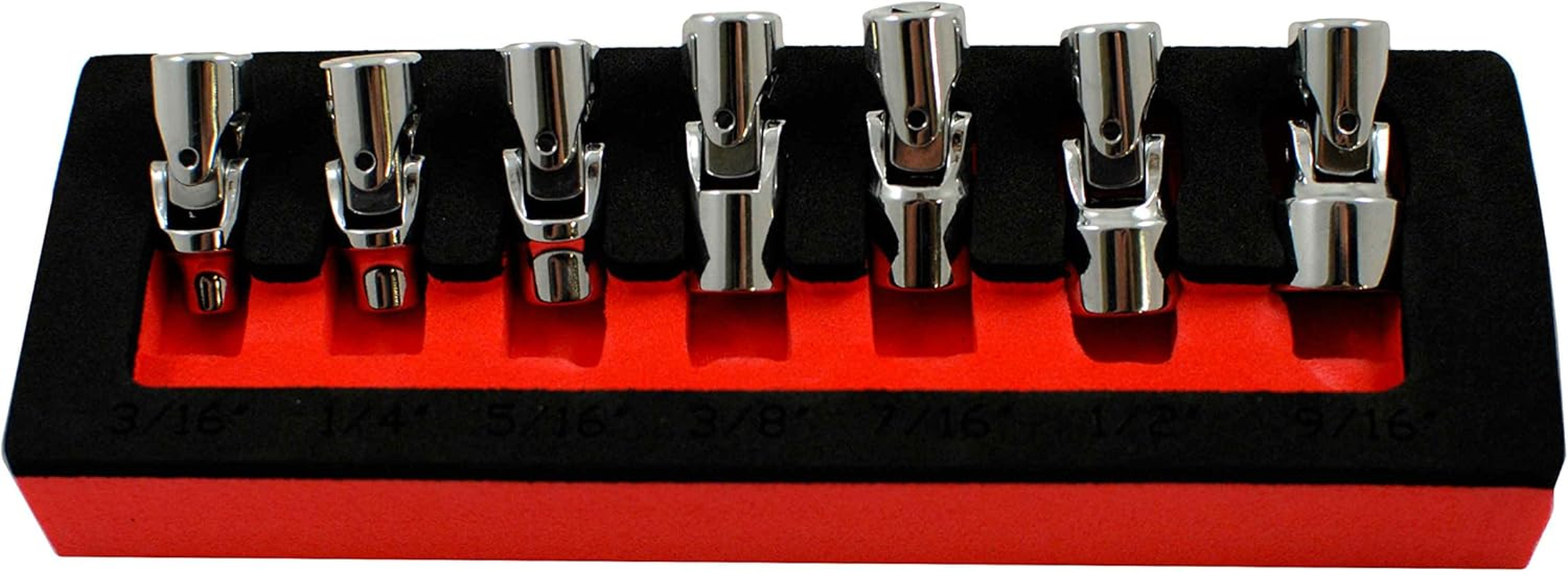 Astro 7407 1/4-Inch Drive Flex Socket Set, 6 Point - SAE, 7-Piece