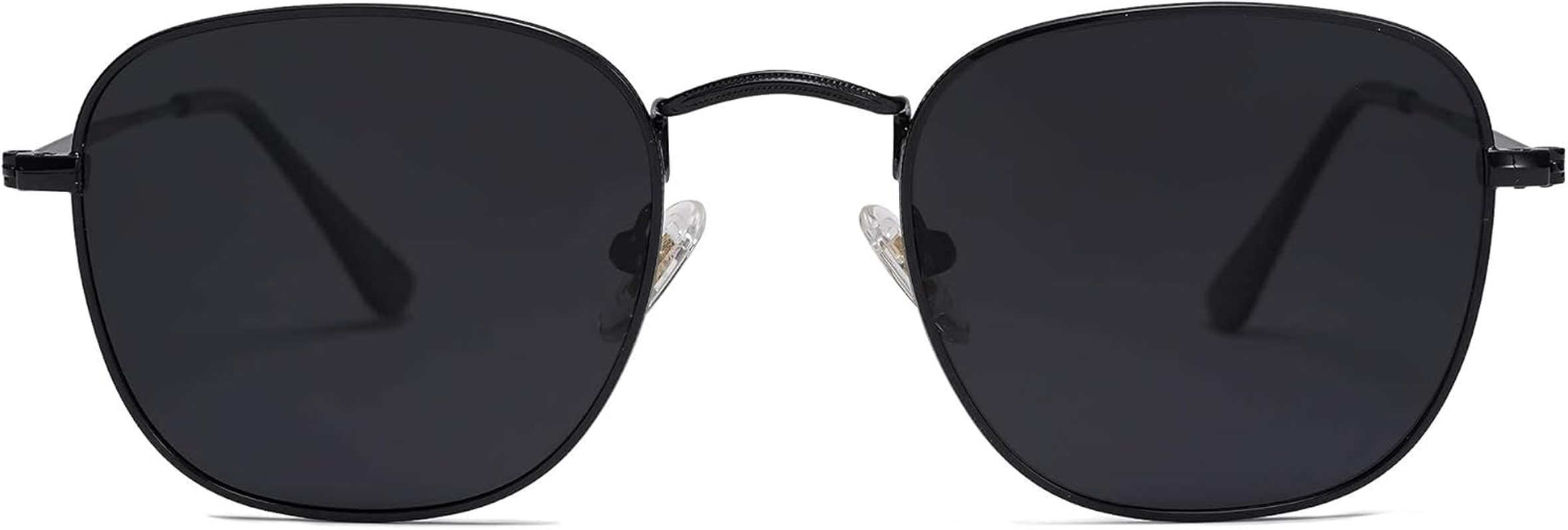 SOJOS Small Square Polarized Sunglasses for Women Men Classic Vintage Retro Style SJ1143