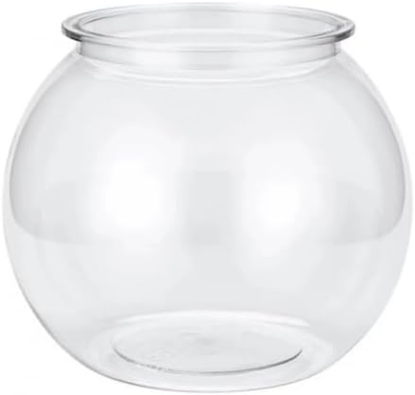 Mobiclinic&reg; Pets, Nemo, 4 Litres, PET ECO Plastic, Transparent Design, 20 X 20 X 17.5 Cm, Easy to Clean, Robust, Ideal for Home Decoration, Aquatic Plants image number 1