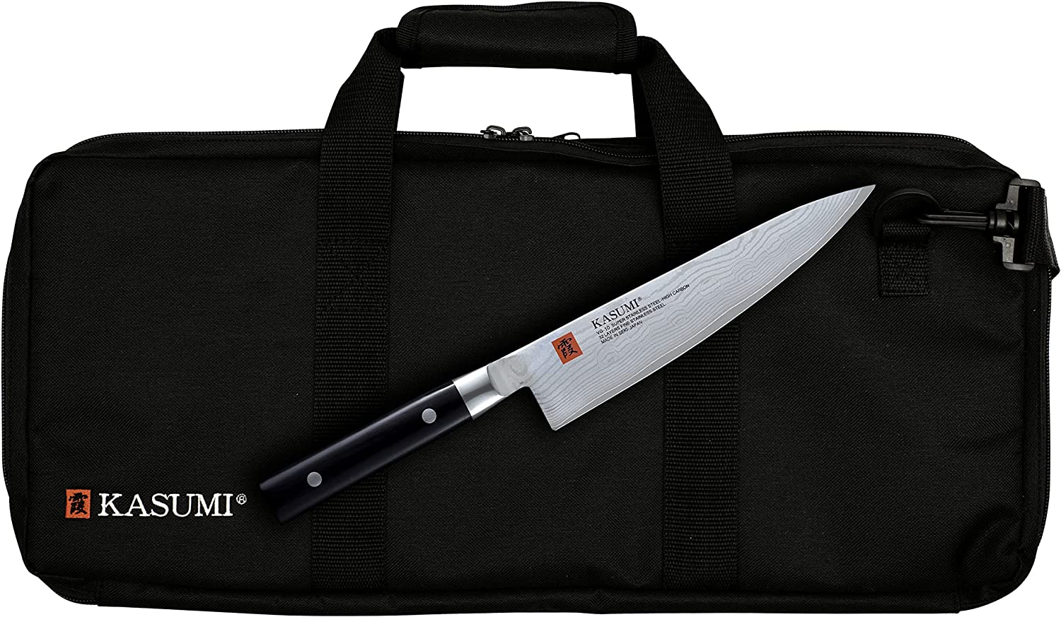Kasumi 18 Pocket Padded Knife Roll, Black image number 2