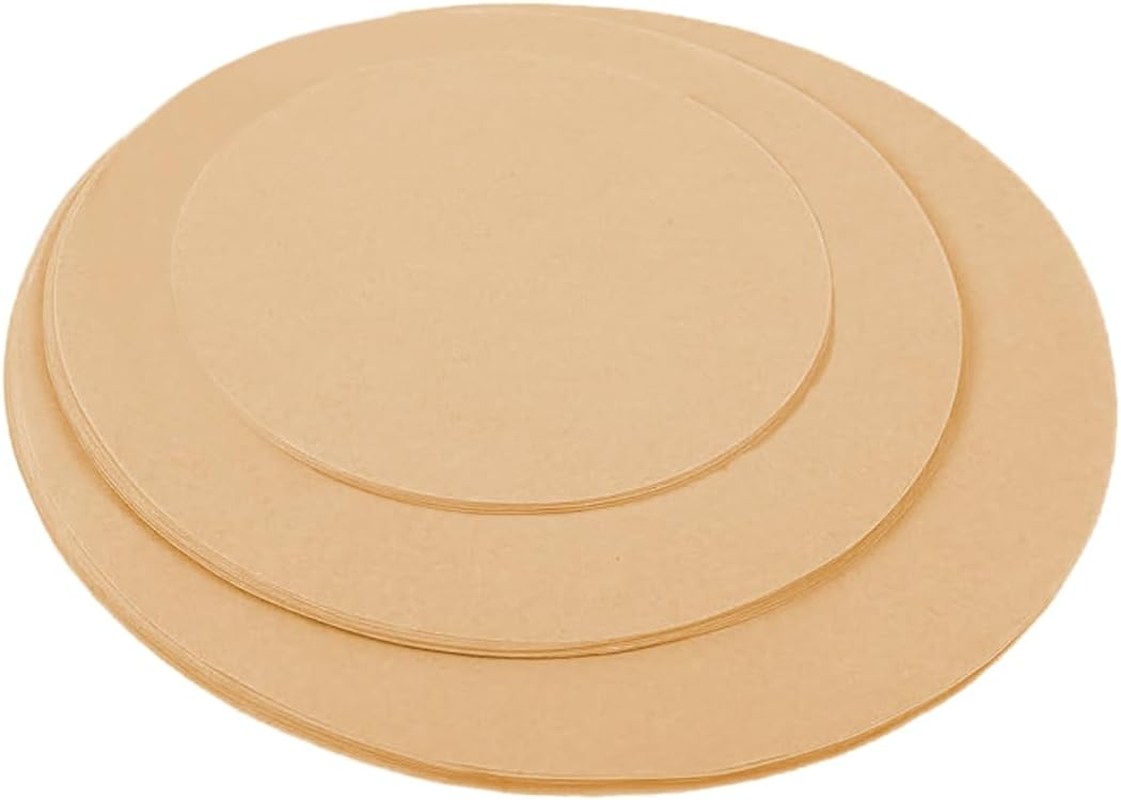 150 Sheets round Baking Parchment Paper, 6, 8, 10 Inch Parchment Paper for Cake Pan Liners,Non-Stick Precut Parchment Paper for Cookies Steamer Grilling Pizza Pan Springform Pan Baking Steaming Bread image number 5