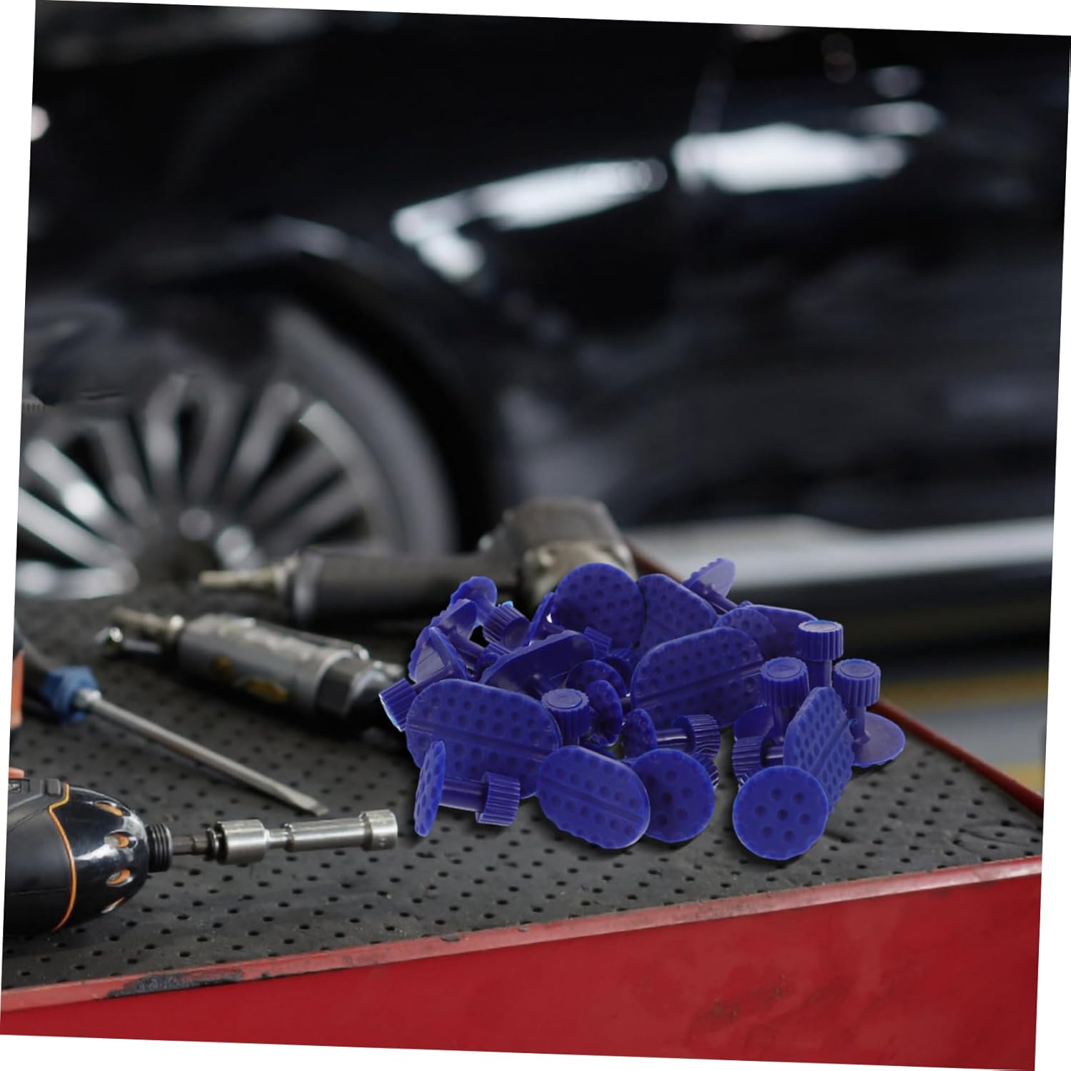 PAMINGONO 5Sets Versatile Dent Puller Tool Dent Removal Kit Tabs Auto Puller for Automotive Enthusiasts