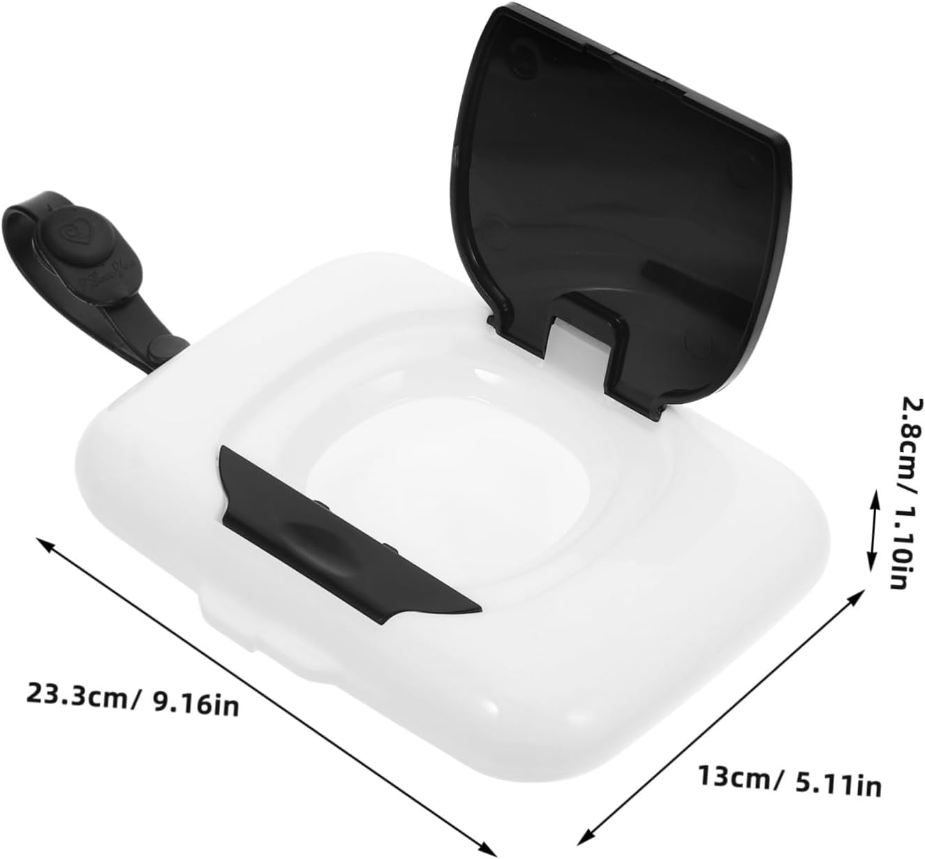 2Pcs Travel Wipes Case Wipes Dispenser Box Portable Tissue Holder for Car Airtight Container Pp Material Easy to Carry image number 2