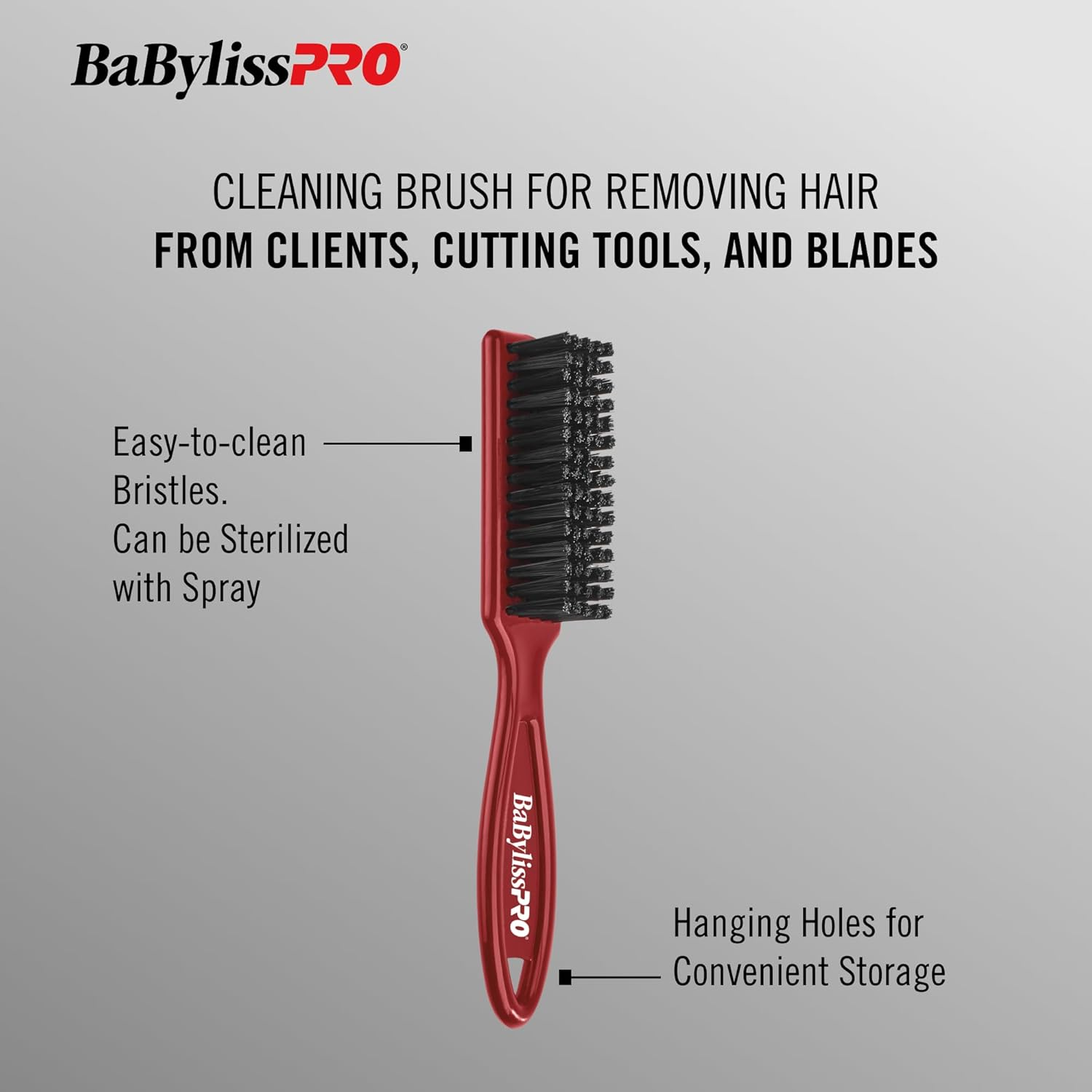Babylisspro Fade Brush - Red - Red image number 5