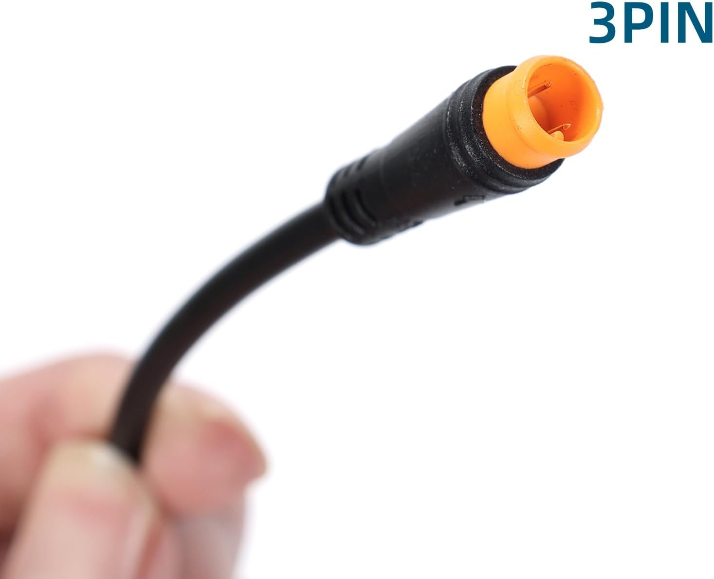 Ruimou 1Set KT-D12L 3Pin E-Bike PAS Magnetic Point Waterproof Pedal Assist Sensor (Waterproof Connector) Cable Length 85Cm for 12V to 48V Electric Mountain Bikes image number 4