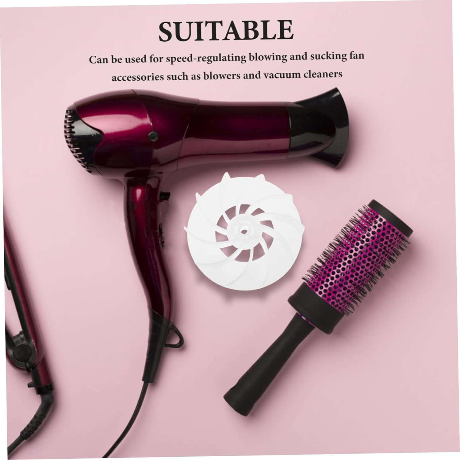 PLAFOPE Pcs Hair Dryer Fan Leaves Replacement Plastic Air Compressor for Dryer image number 4