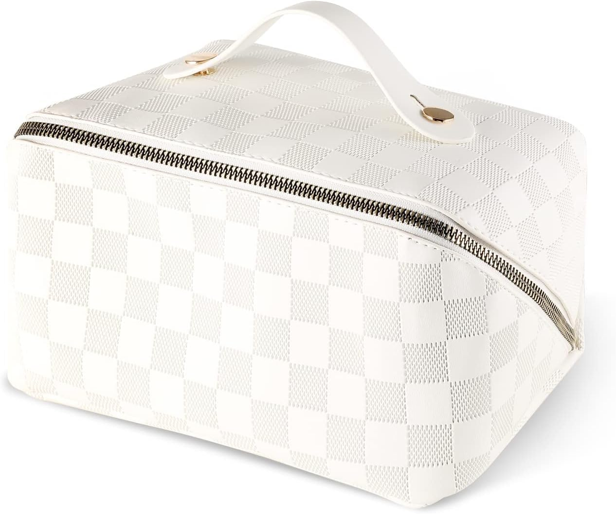 Makeup Bag, Large Capacity Storage Cosmetic Bag,Multifunctional Portable Wash Pouch for Women Travel Storage Bag Skin Care Cosmetics Toiletries image number 6