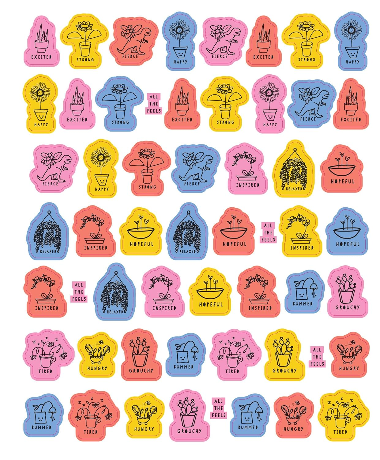 So. Many. Feelings Stickers.: 2,700 Stickers for Every Mood image number 5