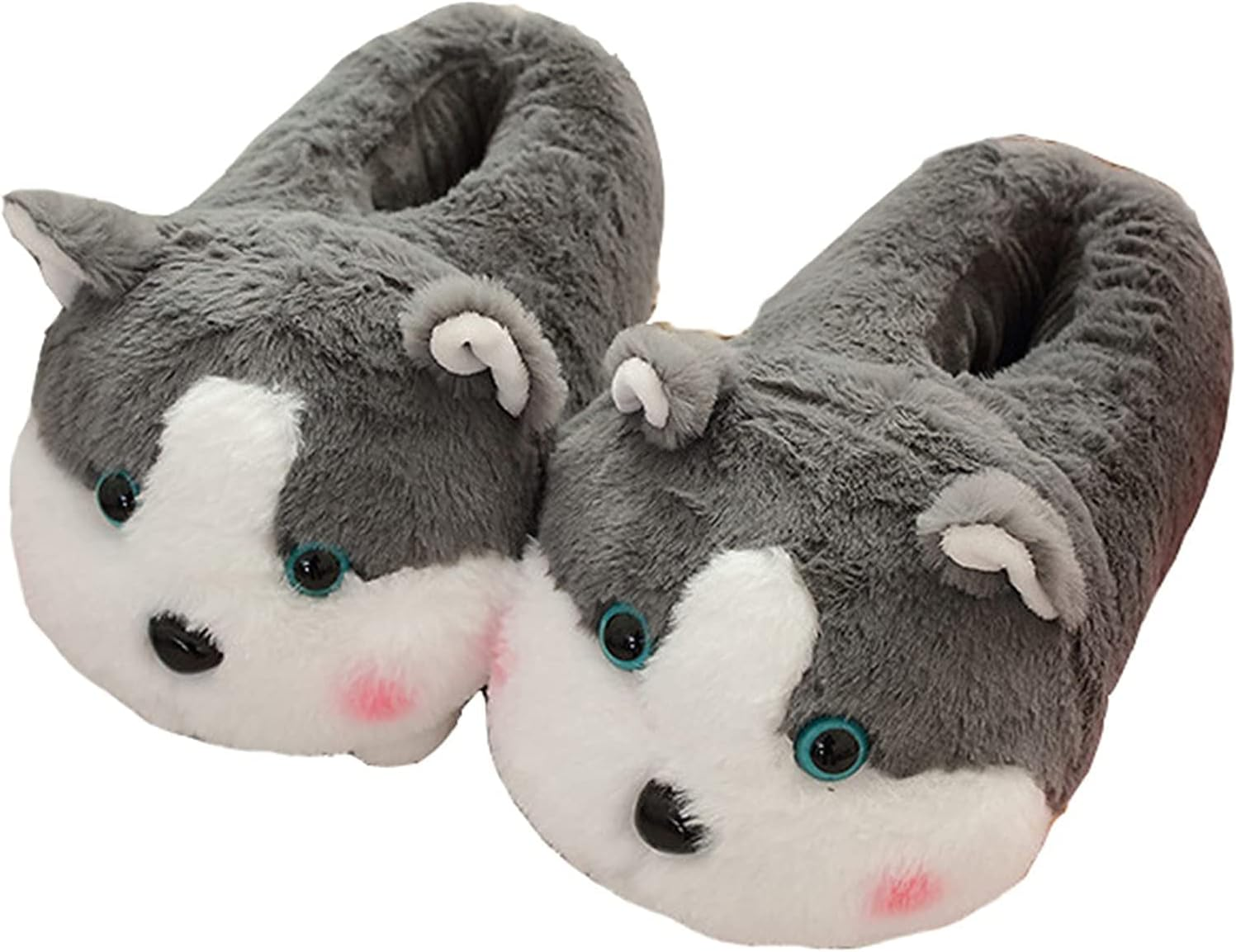 LANFIRE Animal Slippers Hamster Slippers Pig Slippers Duck and Sheep Shoes Winter Home Warm anti - Skid Cotton Slippers