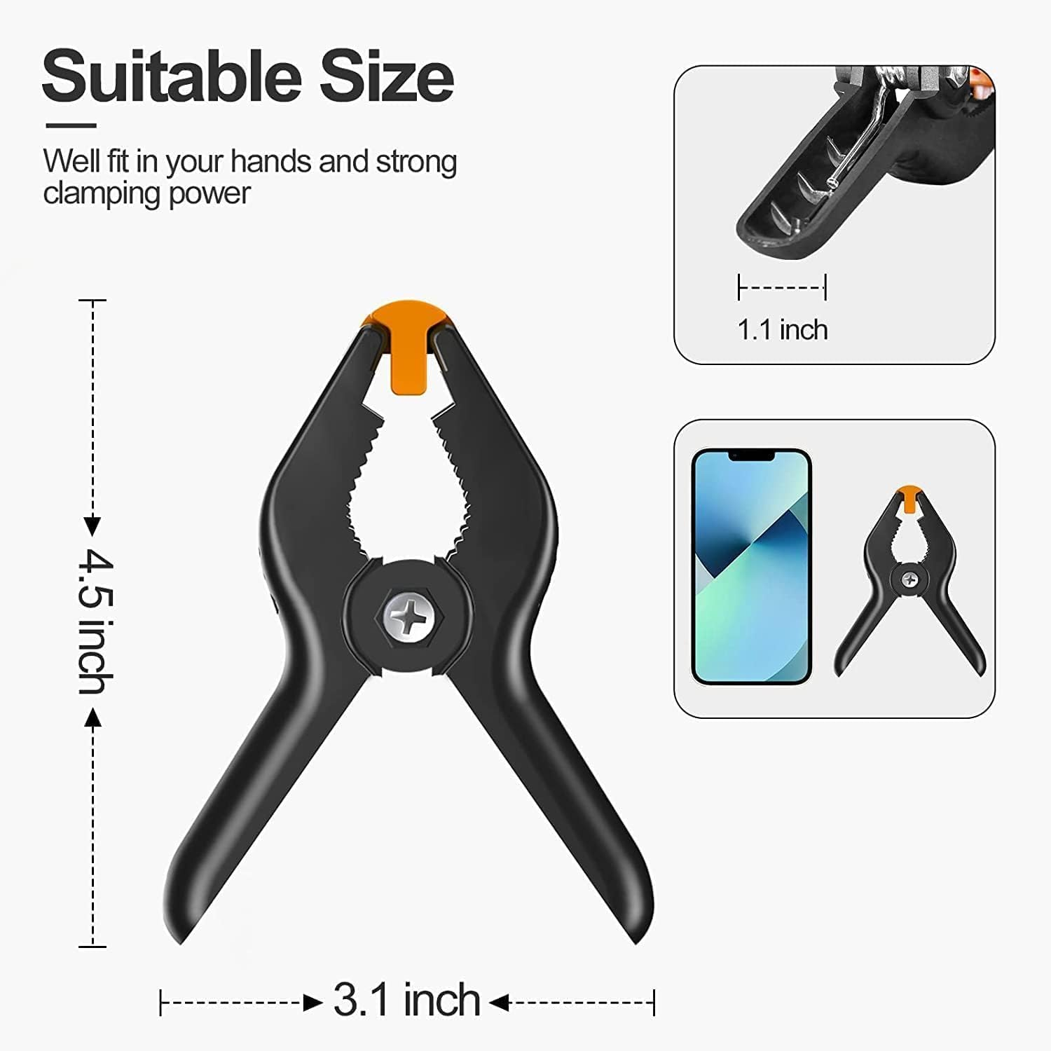 Studio Photography Backdrop 3X6M Chromakey Background, for Youtube Video Recording, Portrait Photography, Density Premium A+ Grade>200Gsm Synthetic Fabric Professional, with 8 Clips (Green-3&times;6M) image number 6