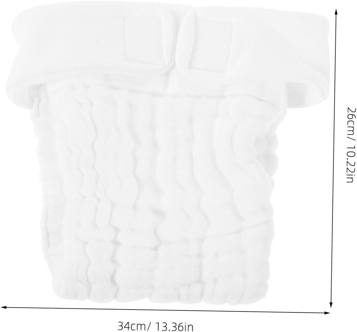 Healeved Cotton Newborn Diapers 3Pcs Baby Diaper Pants Washable Leak Prevention Soft Comfortable for Boys/Girls image number 5