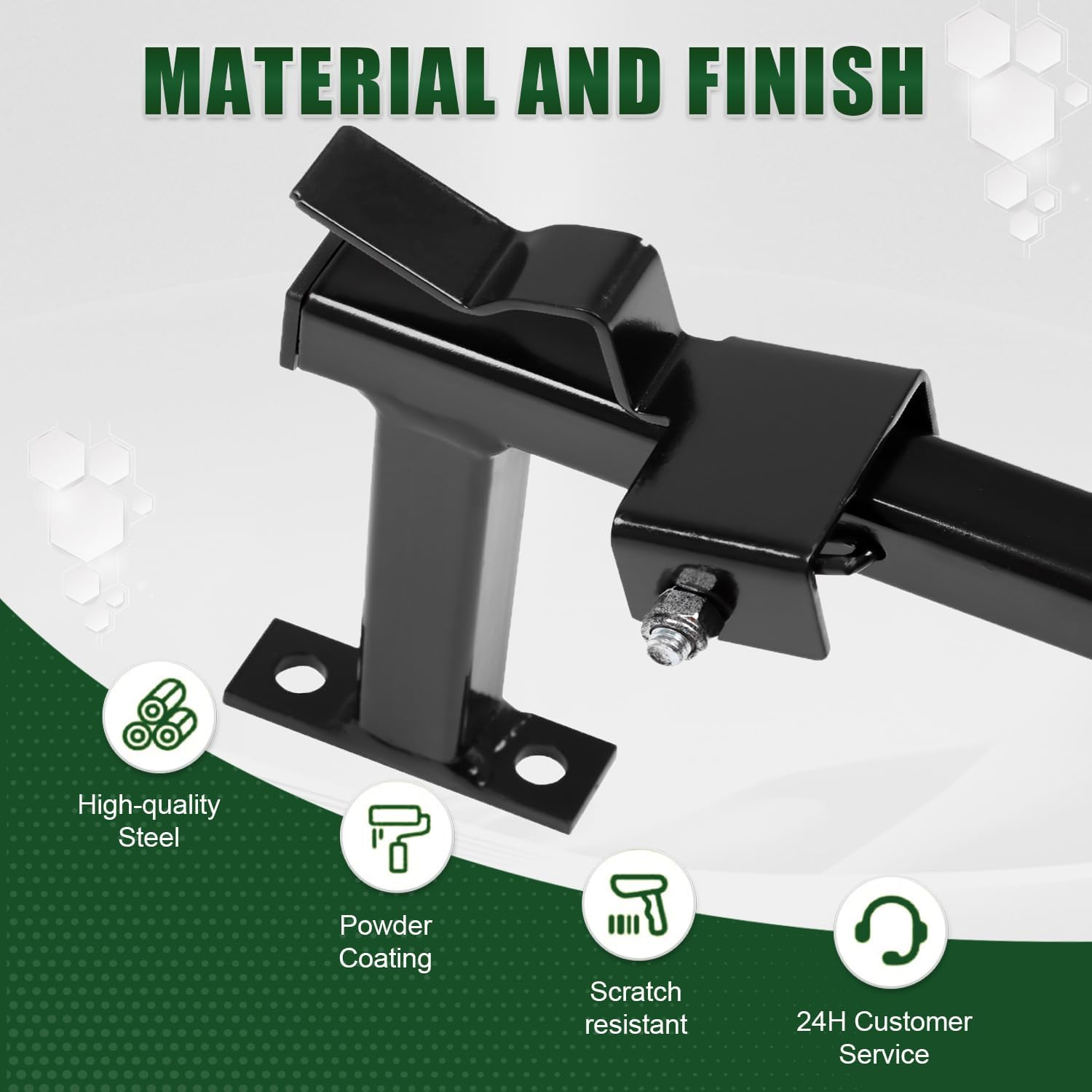 ELITEWILL Weed Eater Racks for Enclosed Trailer Trimmer Rack Weedeater Rack for Trailer Landscape Truck Holder Lawn Equipment Accessories image number 1