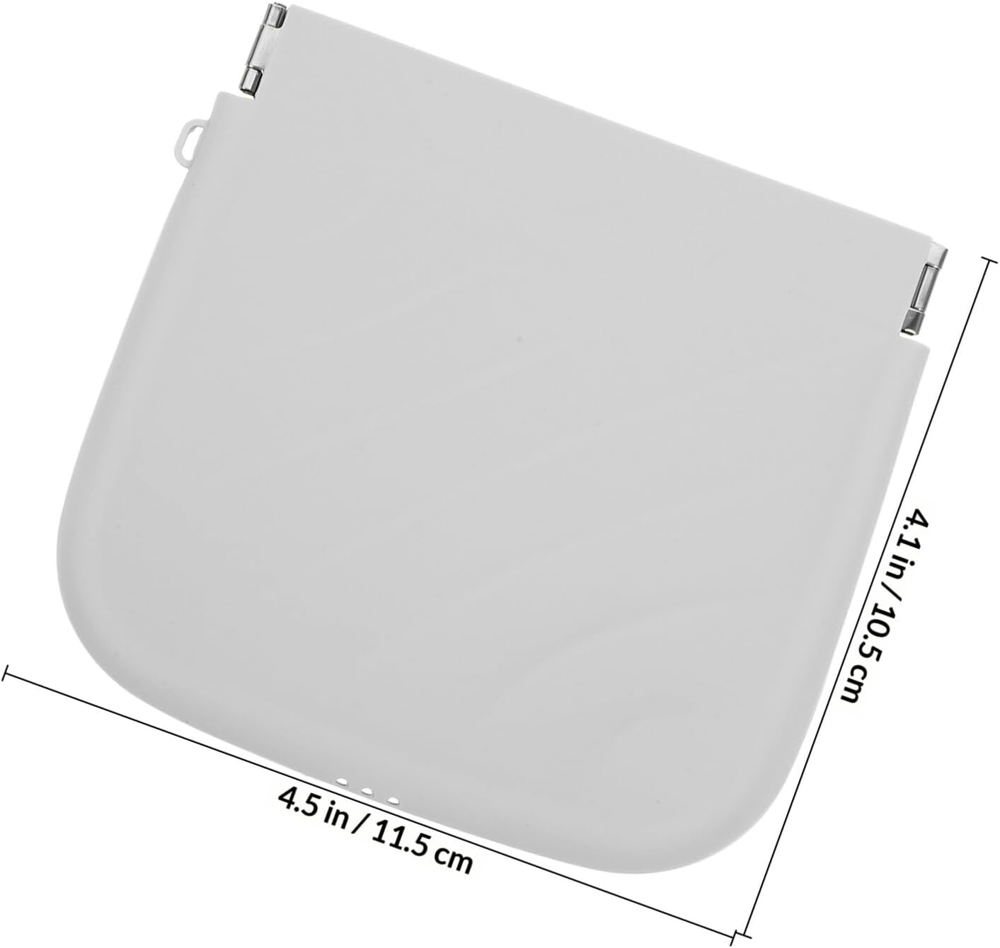 VOSAREA Small Gray Silicone Makeup Bag for Women, Travel Cosmetics Pouch Snap Closure, Compact Lipstick Organizer and Coin Purse for Outdoor Use image number 5