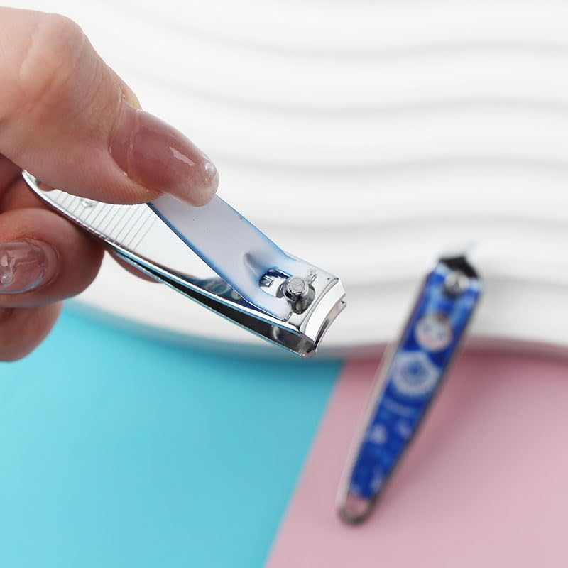 NOIAFZY 7Pcs Traditional Russian Nesting Design Nail Clippers Manicure Set Nail Scissors