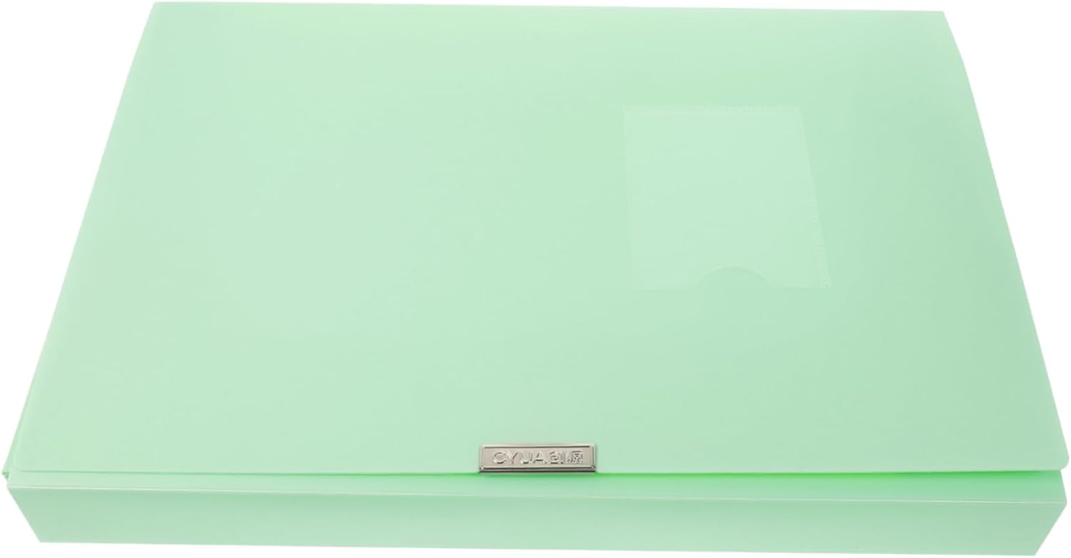 NUOBESTY File Box Document Folder Storage Box Office Supply Paper Organizer Desk Accessory image number 4