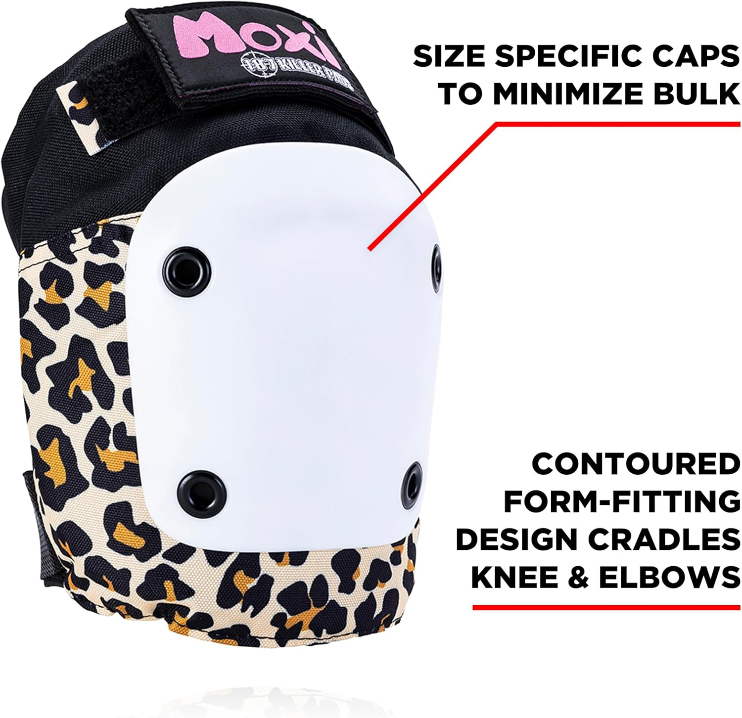 187 Killer Pads Moxi Skate Knee Pads, Elbow Pads, and Wrist Guards, Six Piece Pad Set image number 3