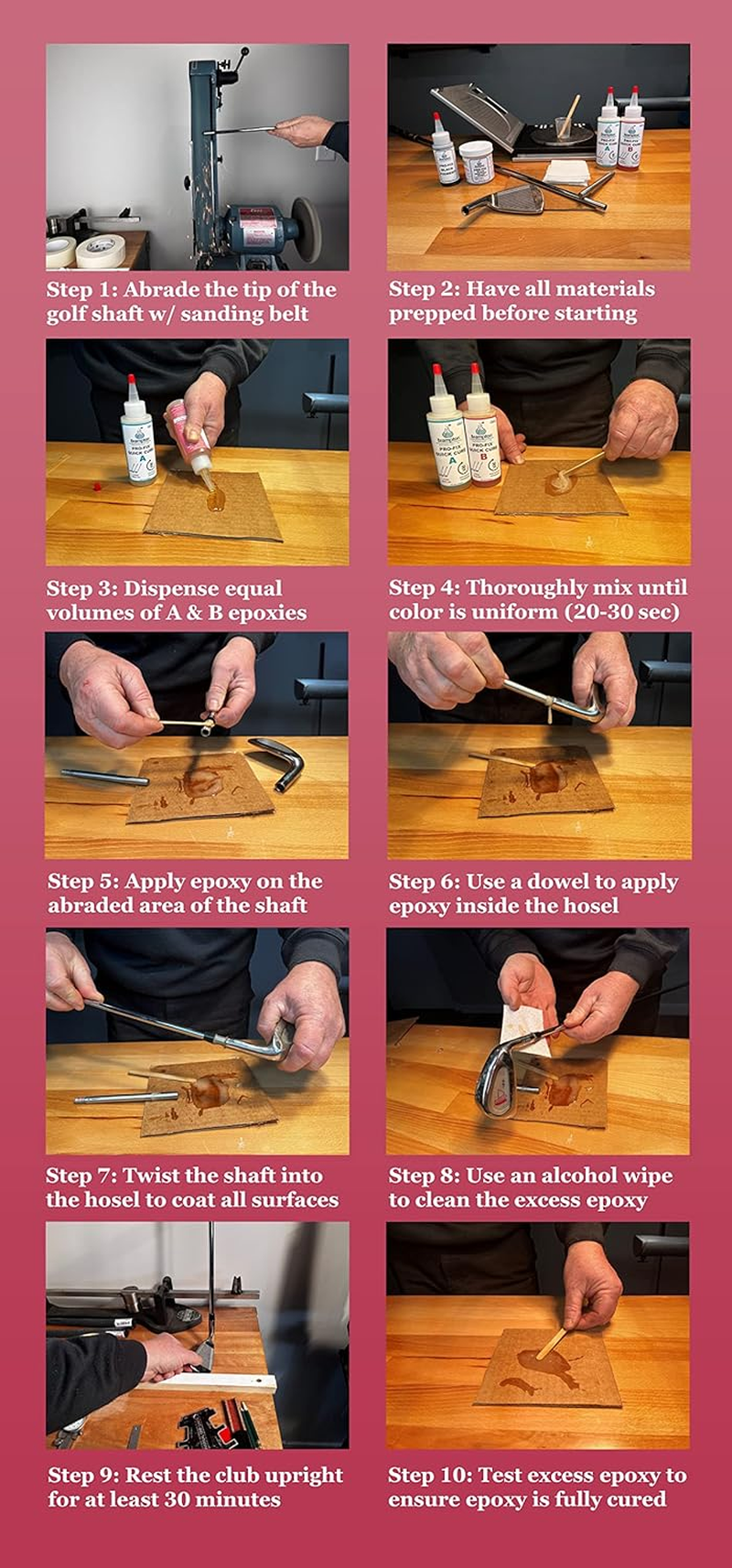 Brampton Epoxy PRO-FIX 5&15 Quick Cure - Golf Club Repair image number 5