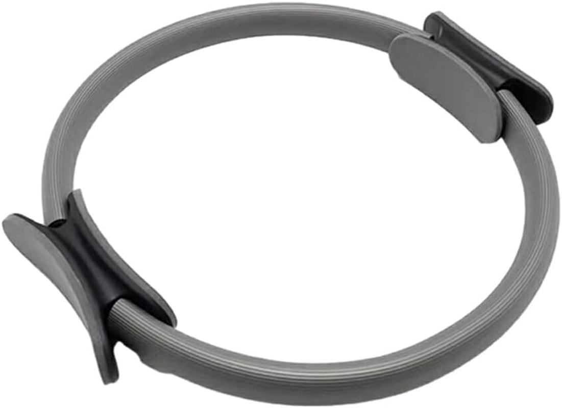 IOIUSKKU Pilates Circle Easy to Clean Comfortable and Durable Gymnastics and Women Fitness Flexible TPE Magic Ring for Sports, Pink, 37.5 * 3.5Cm