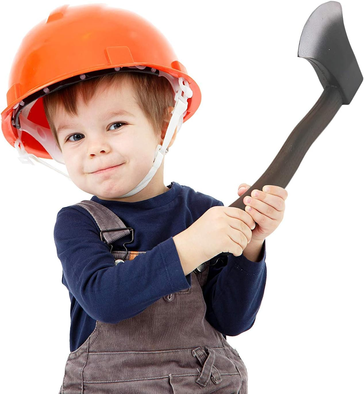 Foam Axe Toy, LARP Halloween Costume Lumberjack Party Trick Props Hatchet Weapon Toy image number 1