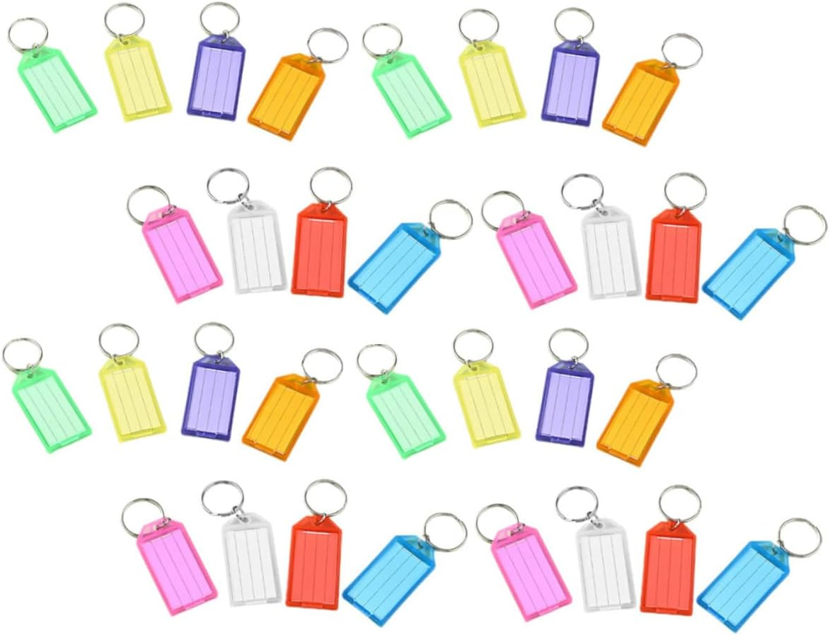Beavorty 50Pcs Luggage Hanging Labels Travel Baggage Tags Suitcase Boarding Tags