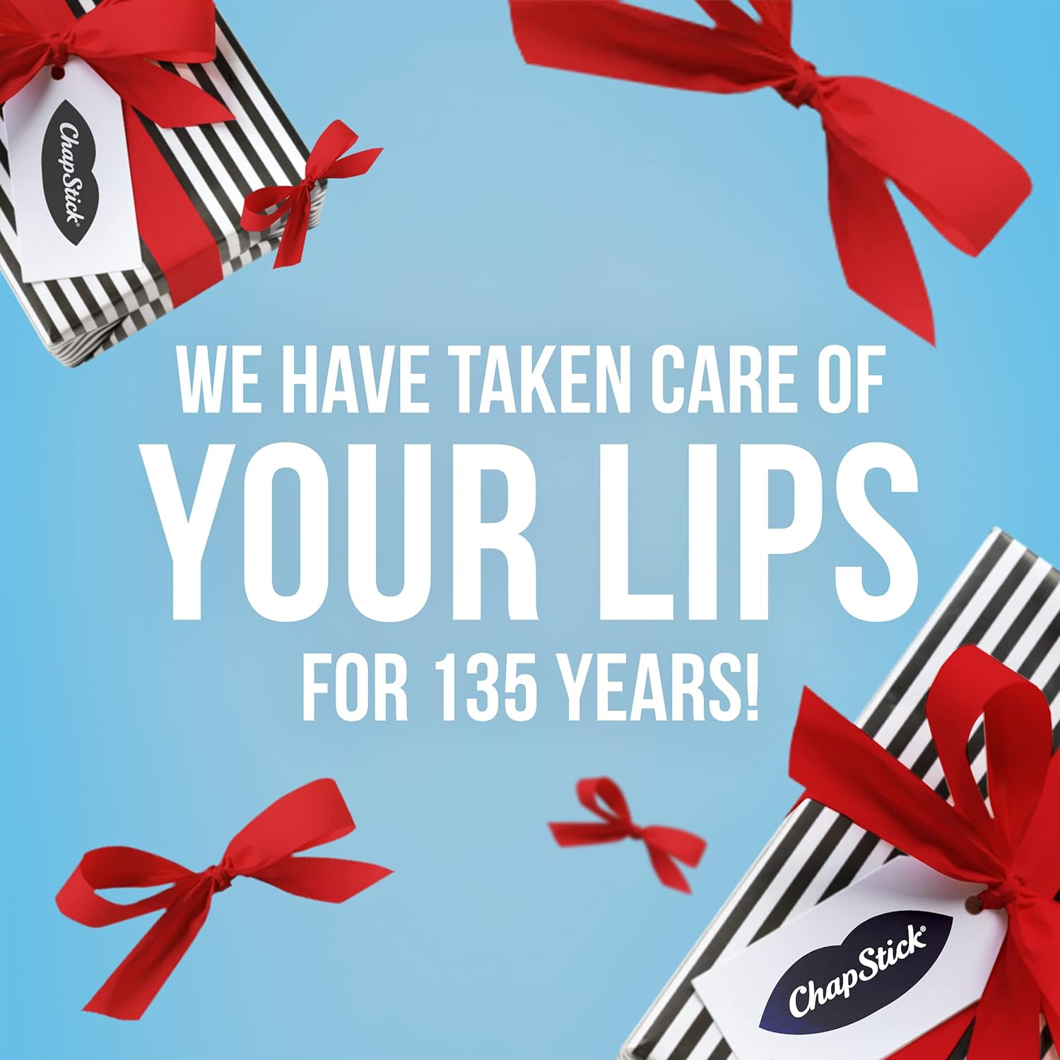 Chapstick Medicated Lip Balm 4-Pack &ndash; External Analgesic, Skin Protectant for Dry Lips & Cold Sore Pain Relief, 0.15 Oz Ea