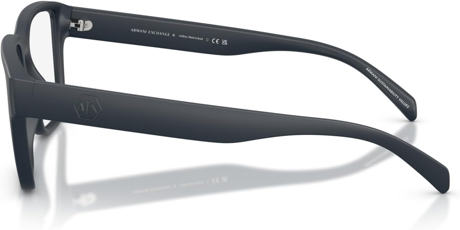 Armani Exchange Men'S Ax3123U Universal Fit Square  Eyewear Frames image number 4