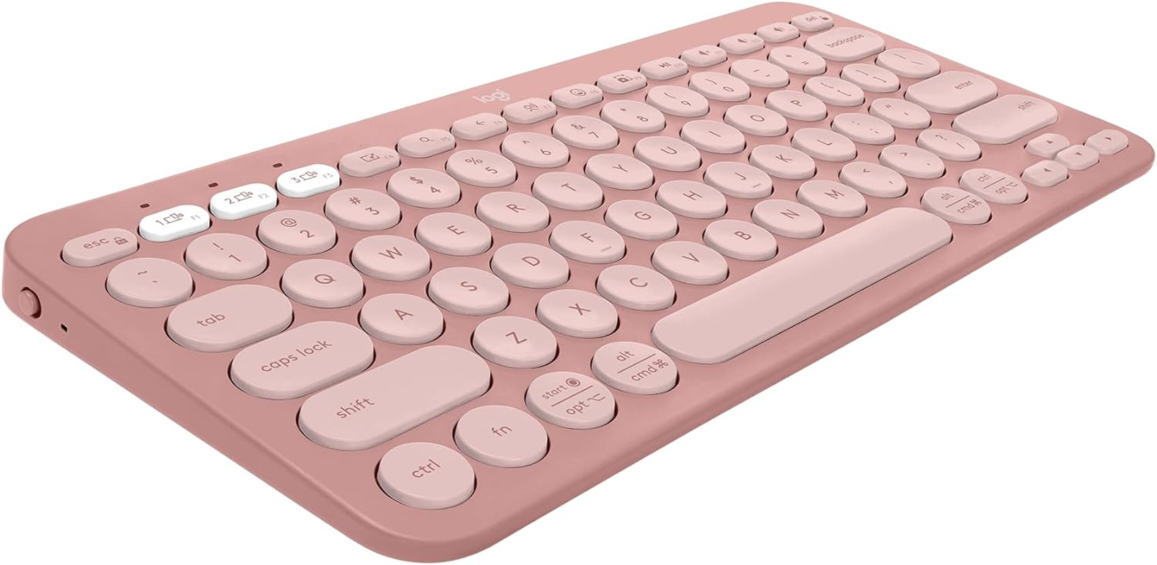 Logitech Pebble Keys 2 K380S, Multi-Device Bluetooth Wireless Keyboard with Customisable Shortcuts, Slim and Portable, Easy-Switch for Windows, Macos, Ipados, Android, Chrome OS - Tonal Graphite