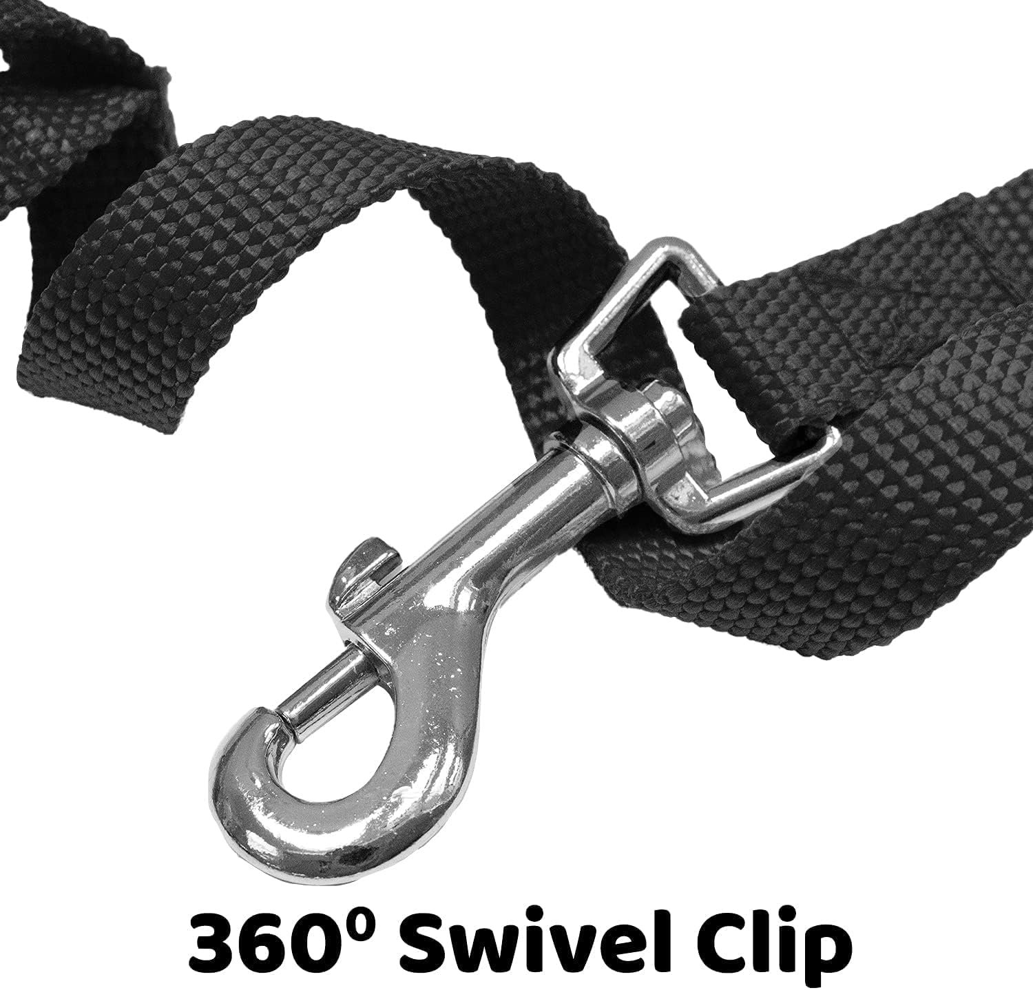 15M Long Dog Lead for Training & Outdoor &ndash; Lightweight Nylon Dog Leash with 360&deg; Tangle-Free Swivel Hook, Waterproof for Recall, Hiking, Camping (Blue)