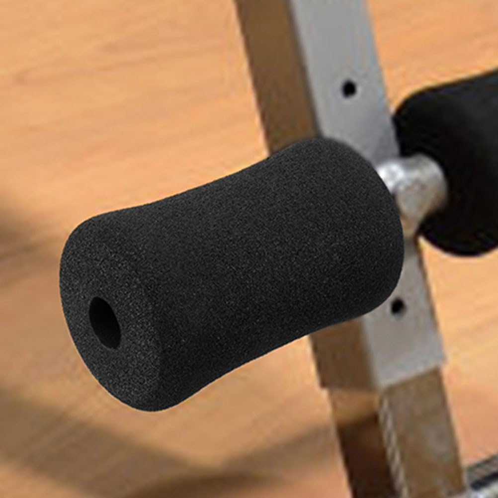 BESPORTBLE 6Pcs Black Foam Foot Pads for Leg Extension Weight Bench, Universal Sponge Covers for Home Gym Workout Bench, Protects Ankles and Legs from Pressure and Friction image number 2