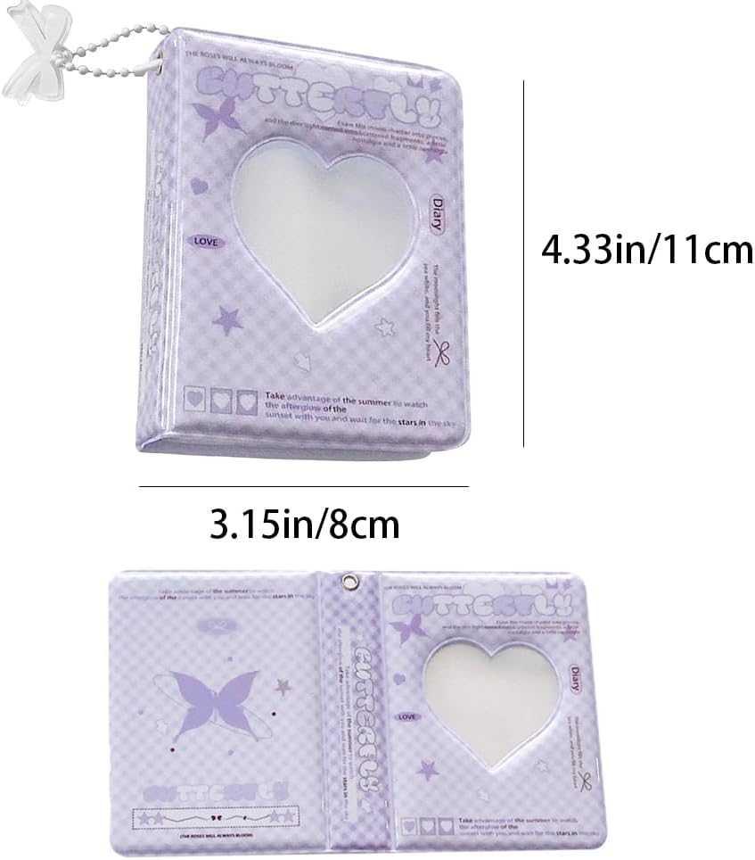 FRAINBOWZ 3 Inch Kpop Photo Card Binder, Mini Album Holder Organizer Book, Photocard Sleeves, Waterproof Album Collection for Idol Photos Gifts image number 3