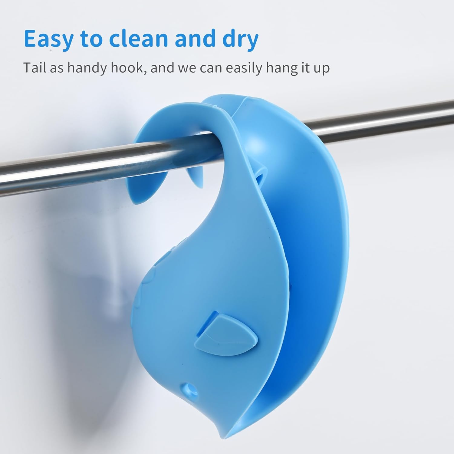 Bath Faucet Cover for Kids，Bath Spout Cover for Baby Are Suitable for Most Bathtub Faucet,Spout Cover Bathroom Tub Adds Fun to Your Baby in the Shower.(Blue) image number 4