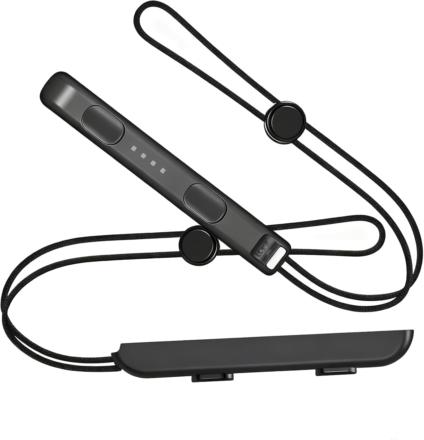 ONBPIY 2-Pack Wrist Straps for Nintendo Switch Joy-Con Adjustable Lanyards with Secure Lock Replacement Accessories Black image number 4