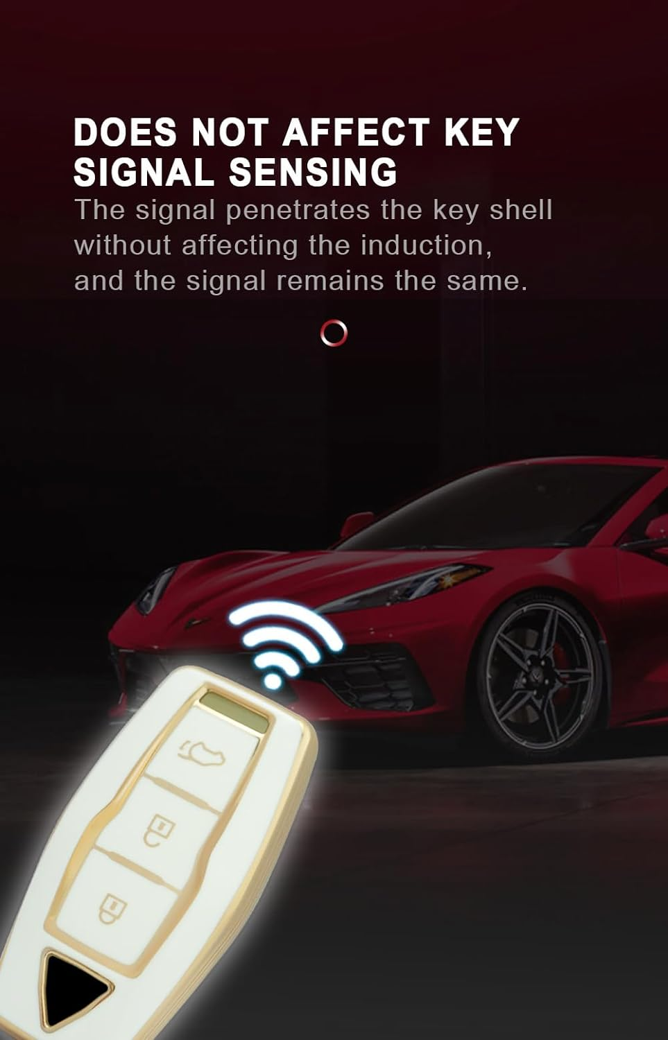 Ontto TPU Car Key Fob Cover Fit for Mitsubishi Outlander 2022 2023 Keyless Entry Smart Key Case Remote Key Holder Keyring Key Shell Bag Keychain Protection Auto Accessories 4 Buttons Black image number 5