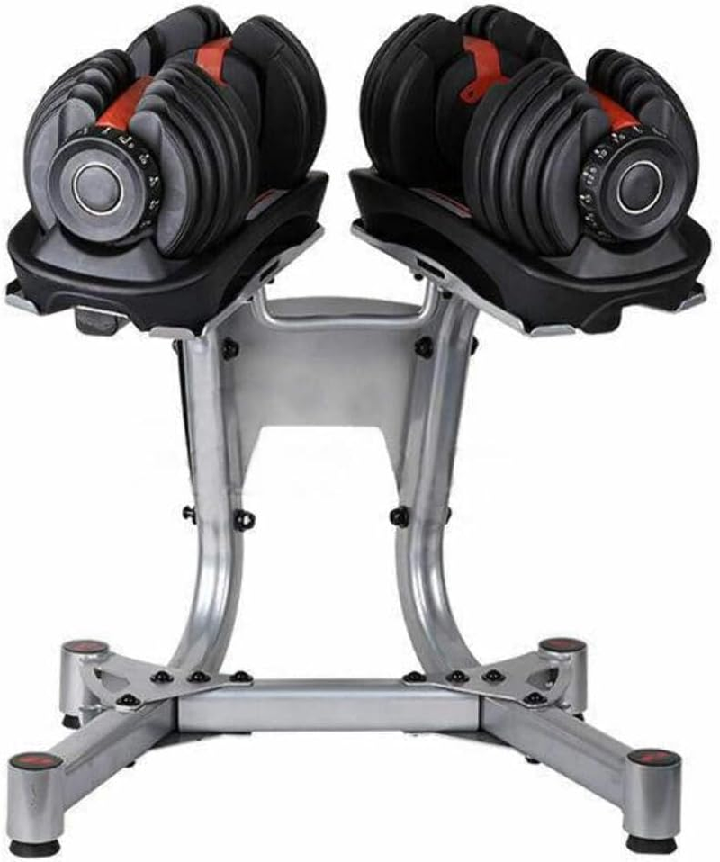 Fitness Master Adjustable Dumbbell Stand Rack Holder Home Gym Equipment Weight image number 1