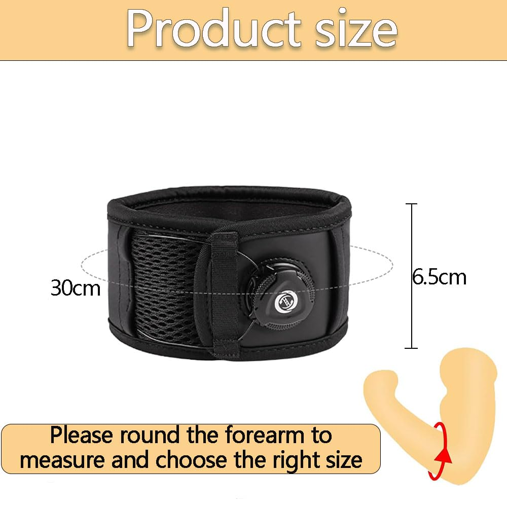 Adjustable Tennis Elbow Brace with Gel Pad and Dial &ndash; Compression Support for Tendonitis, Golfer&rsquo;S Elbow, Forearm Pain Relief &ndash; Ideal for Sports, Fitness or Daily Use image number 6