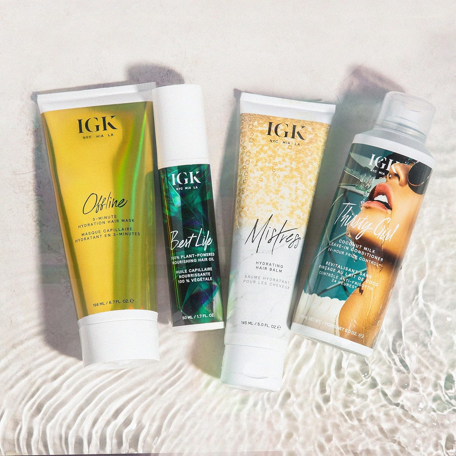 IGK BEST LIFE 100% Plant Powered Nourishing Hair Oil | Smooth + Soften + Heat Protectant | Vegan + Cruelty Free | image number 4