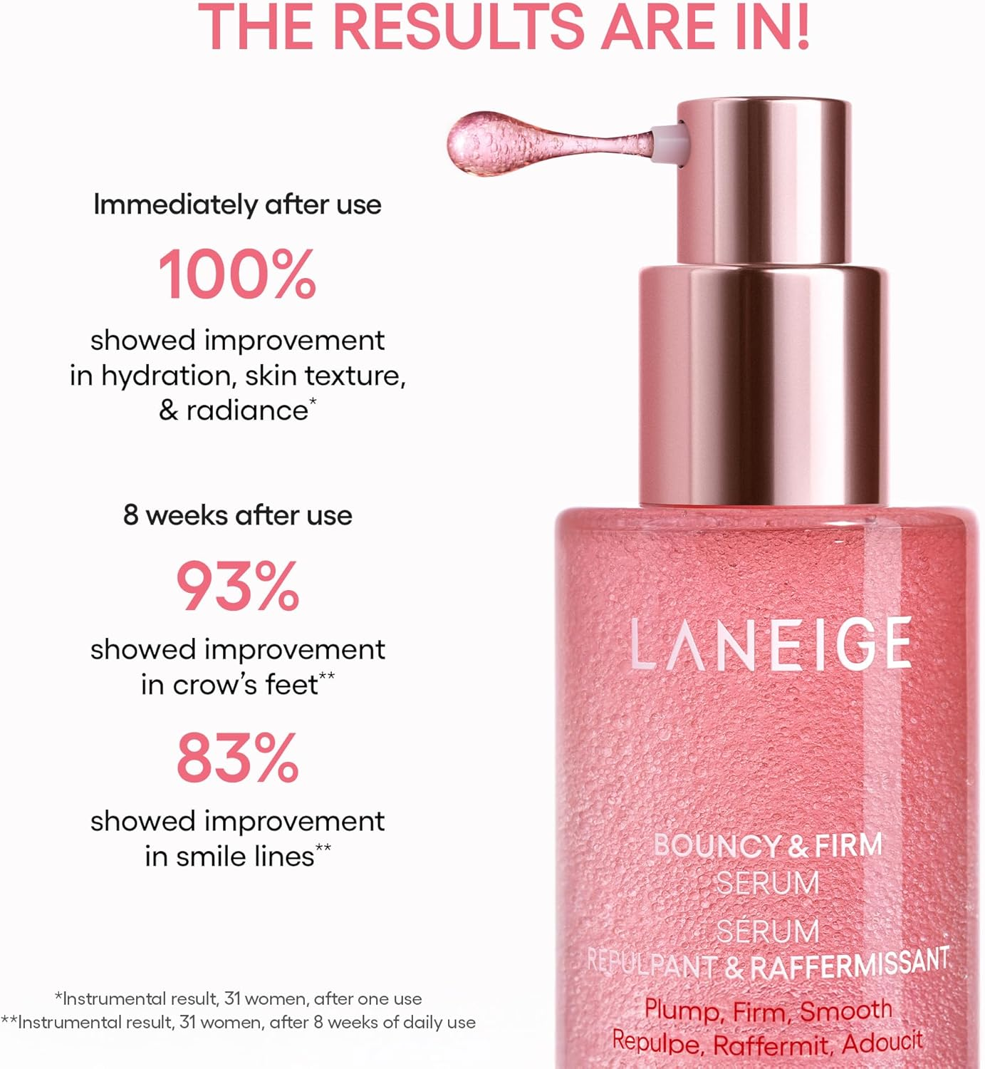 LANEIGE Bouncy & Firm Serum 30 Ml image number 1