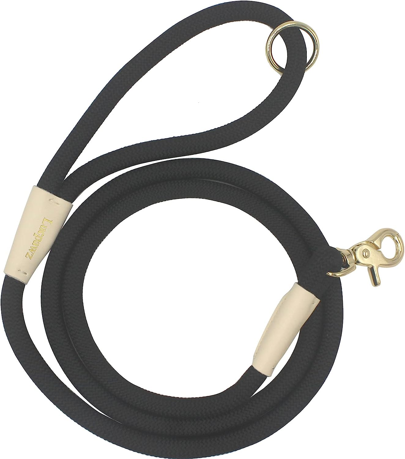 Lobster Snap Pet Leash 5FT, Special Strong Nylon Rope Dog Leash, Solid Color Rope Dog Lead for All Breeds (Army Green,5Ft*10Mm)