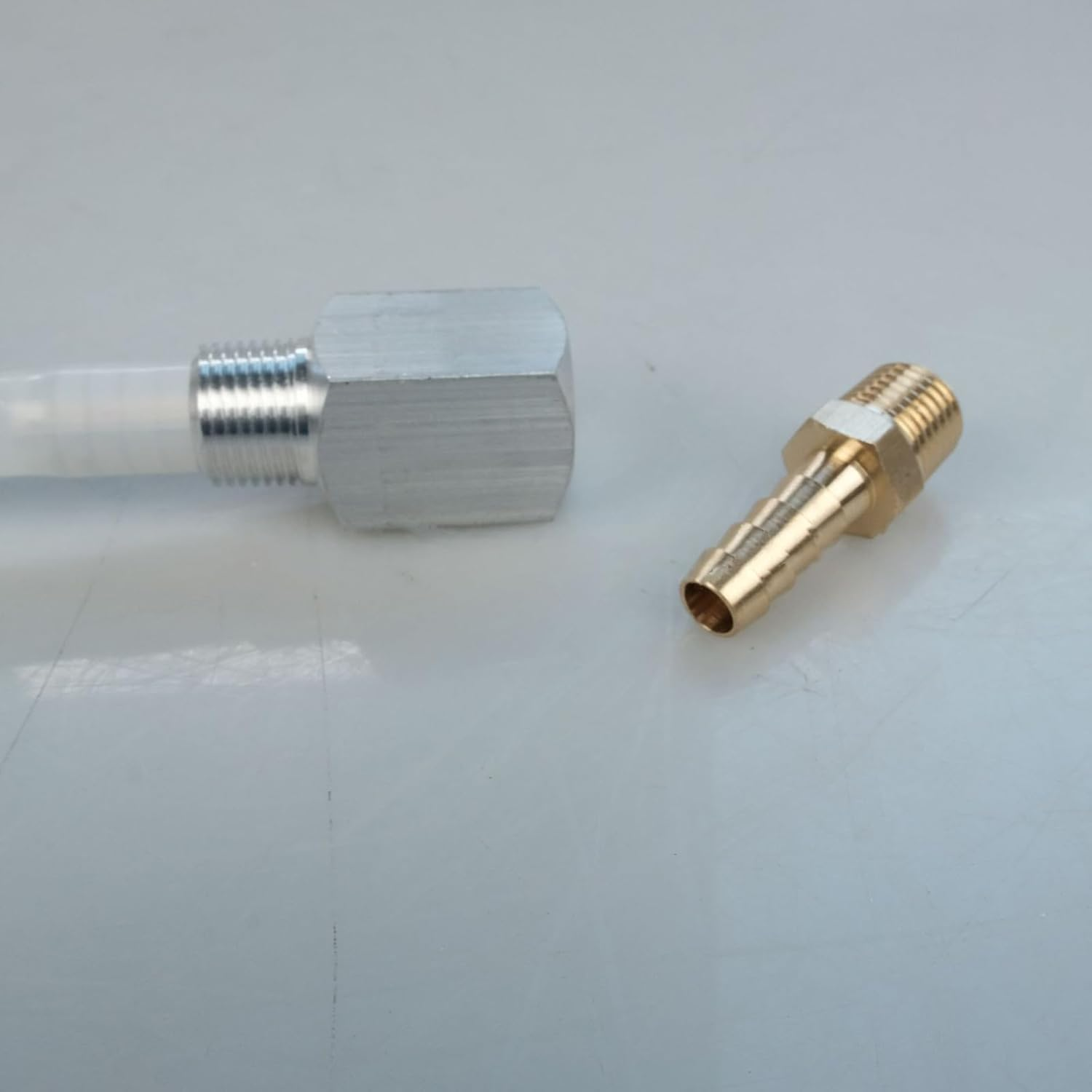 7-0948 Universal Fuel Pickup Tube with Strainer & Barb Fitting - 12 Inch Marine Grade Hose Tube for Boat Gas Tank