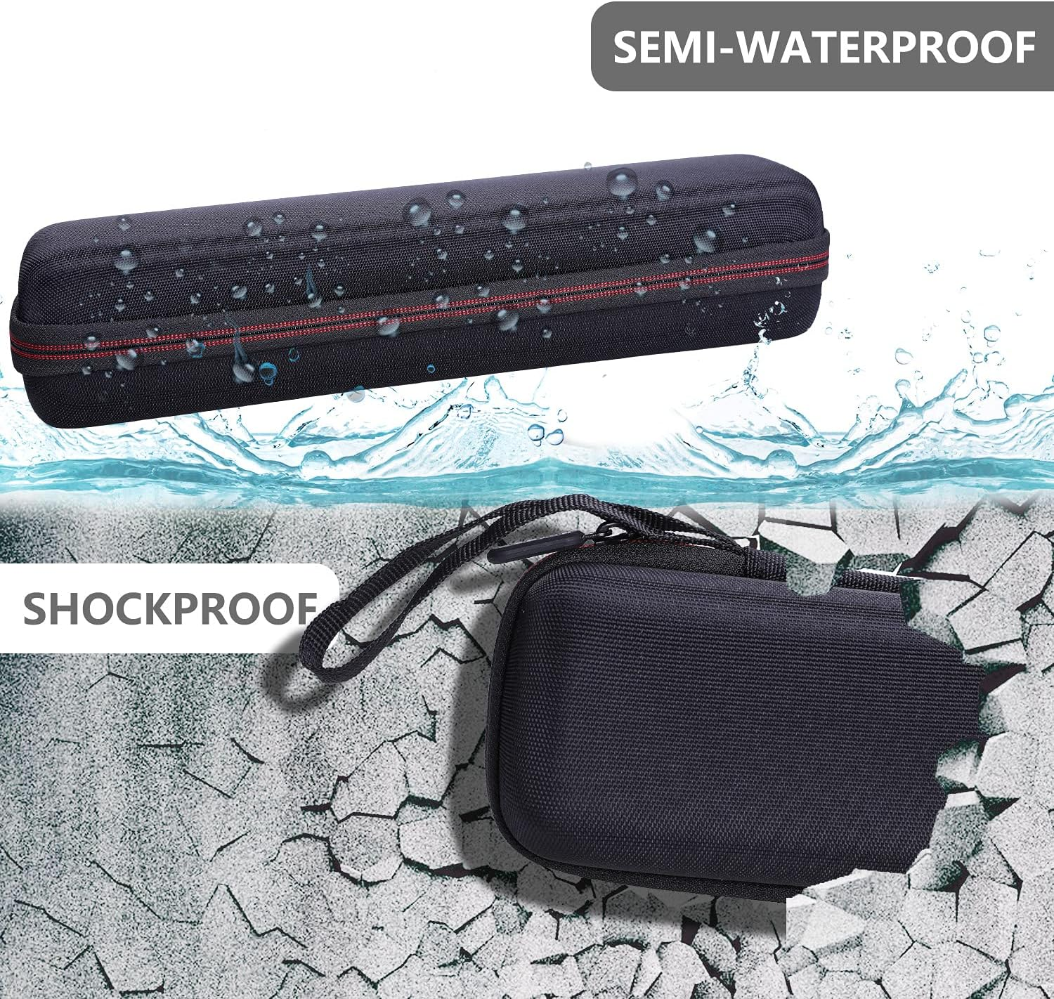 LTGEM Hard Case for Brother DS-640 / DS-740D / DS-940DW / DS-720D Compact Mobile Document Scanner & Itari Portable Printer - Protective Carrying Storage Bag image number 2