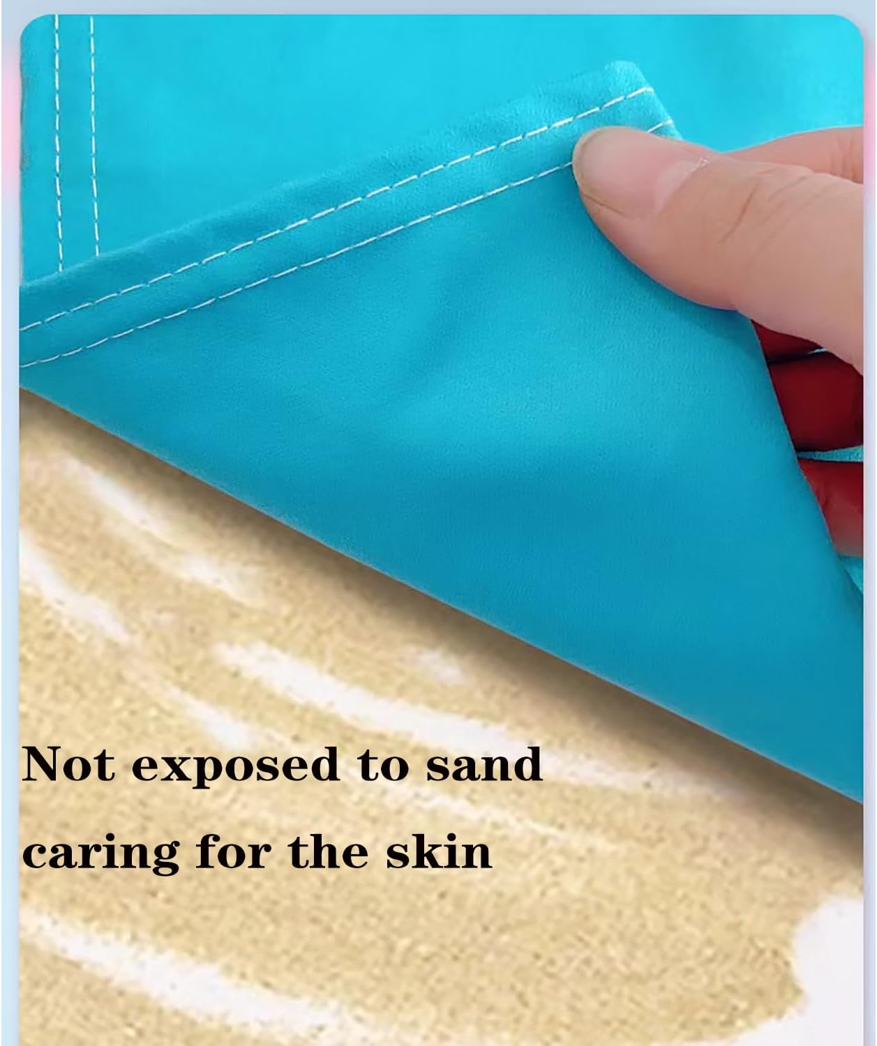 Zipper Style Quick Dry Lightweight Microfiber Changing Robe - Towel Robe, Surfing Cape Diving Suit Change Robe, Pink Blue Colors Poncho Hooded Robe for Women image number 5