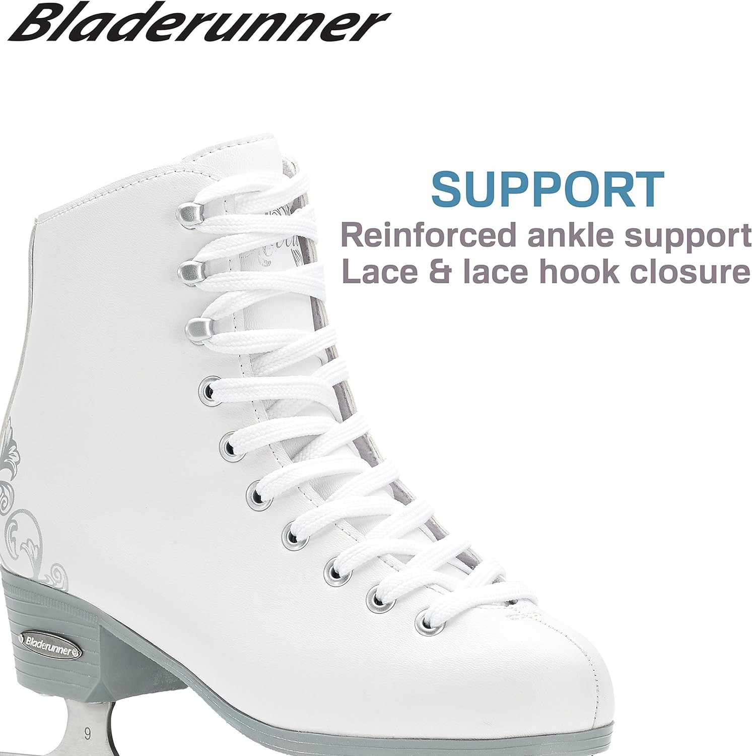 Bladerunner Ice by Rollerblade Allure Women'S Adult Figure Skates, White, Ice Skates, US Size 8 image number 4