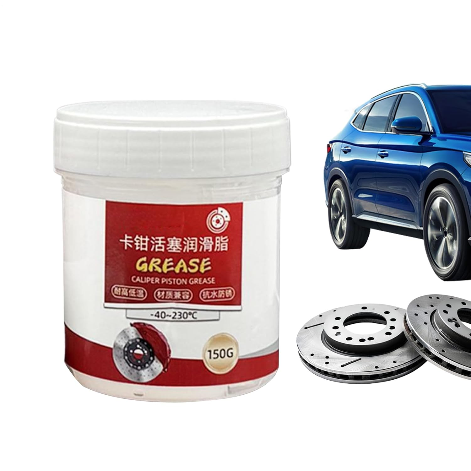 Brake Lube | 150G anti Seize Lubricating Compound - Brake Pad Grease,For Motorcycle Car Truck SUV Wheel Disc Pin Workshop Garage Maintenance image number 3