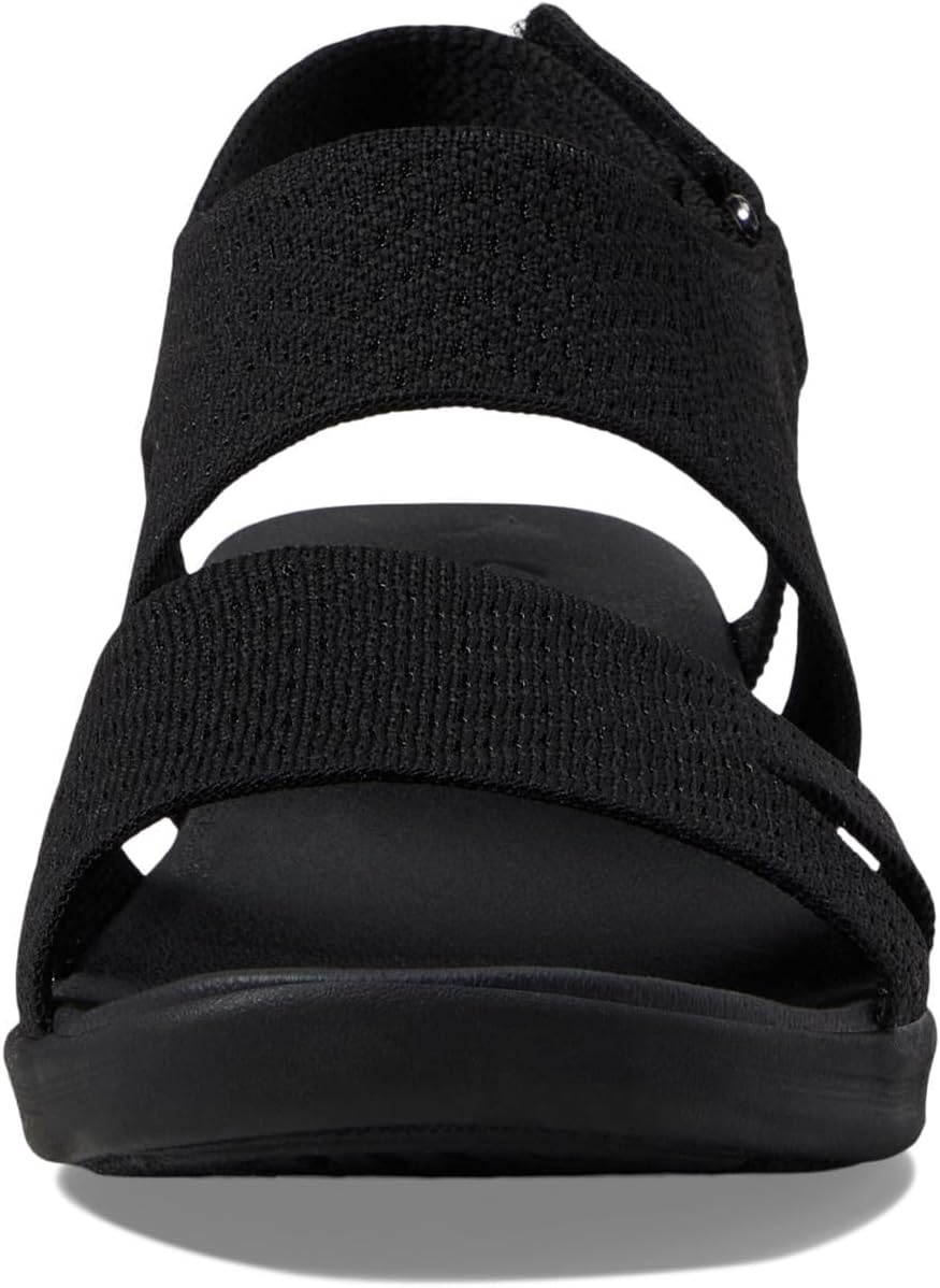 Skechers Women'S Beige Solid Casual Wedge Sandal - Arya - Modern Muse image number 4