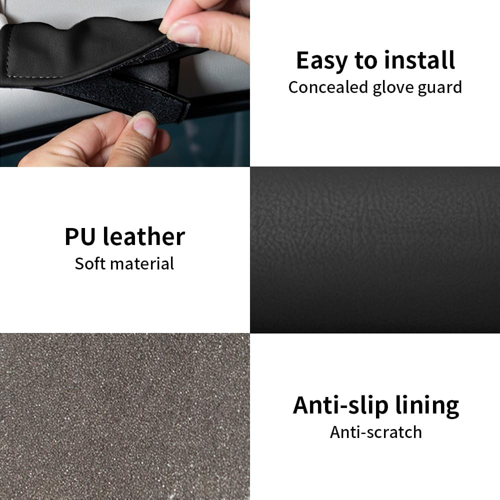 4PCS Car Grab Handle Cover, Universal Car Interior Door Handle Protector Door Pull Handle Protector Car Inner Accessories for SUV Truck