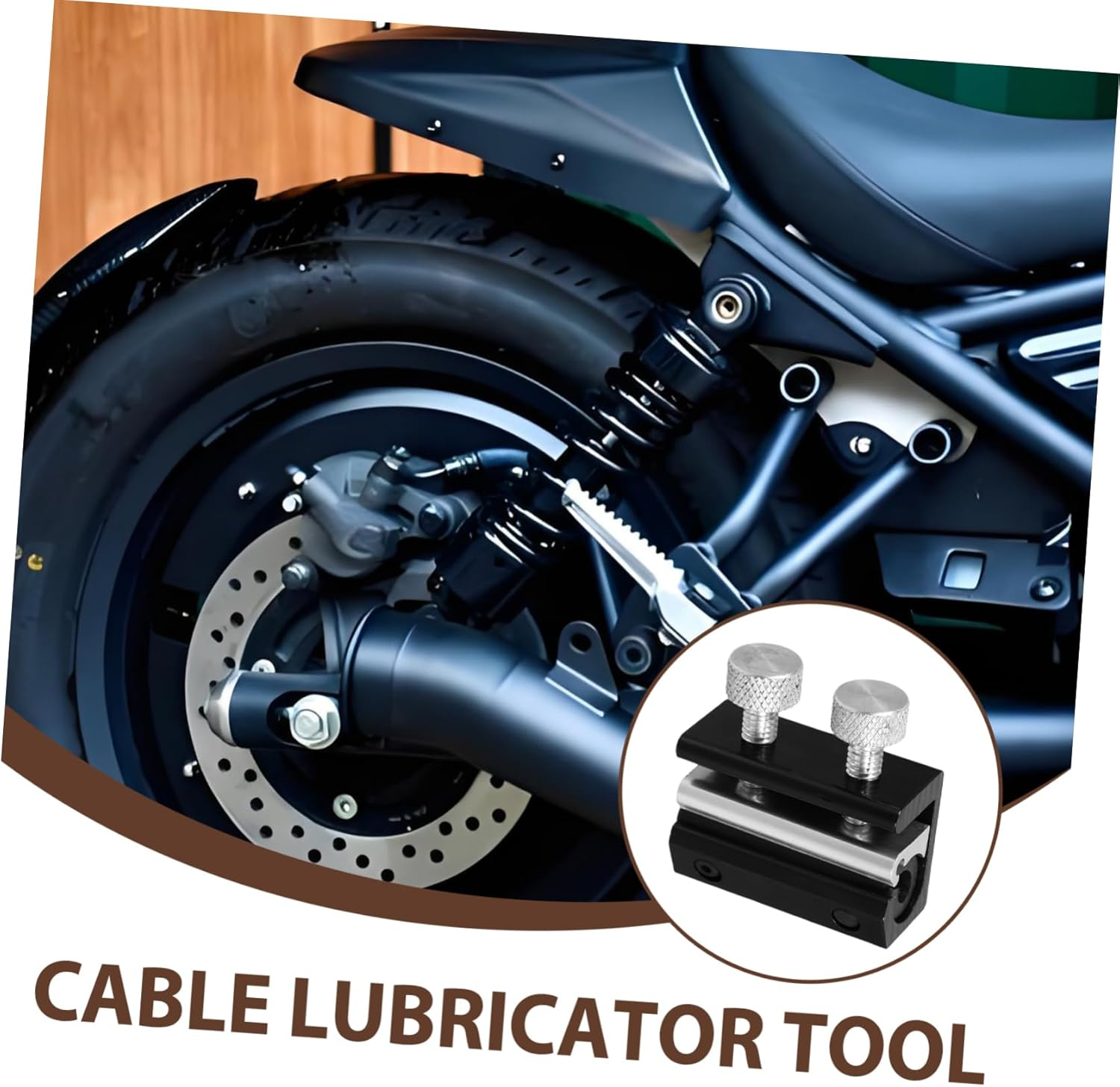 FUNOMOCYA Motorcycle Tools Cable Lubrication Kit Portable Oiler Wire Lubrication Tool Bike Maintenance Accessories image number 6