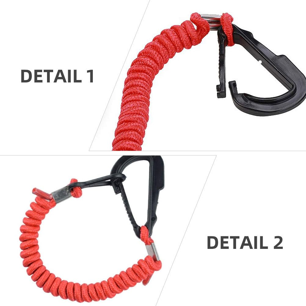 Vaguelly Lanyard 1Pc Kill Boat Engine Safety Cord Boat Engine Safety Rope Safety Cord for Boat Engine Boat Supplies Marine Supplies Abs image number 3